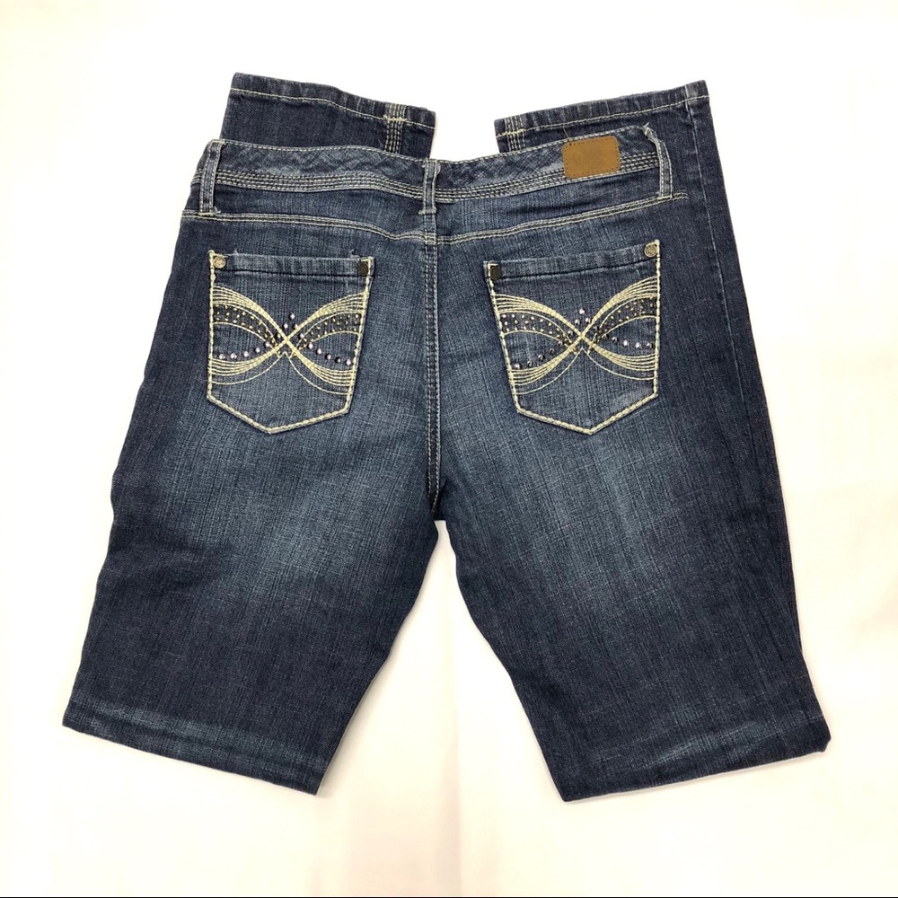 American Rag Skinny Blue Jeans Size 7 R - Picture 3 of 5